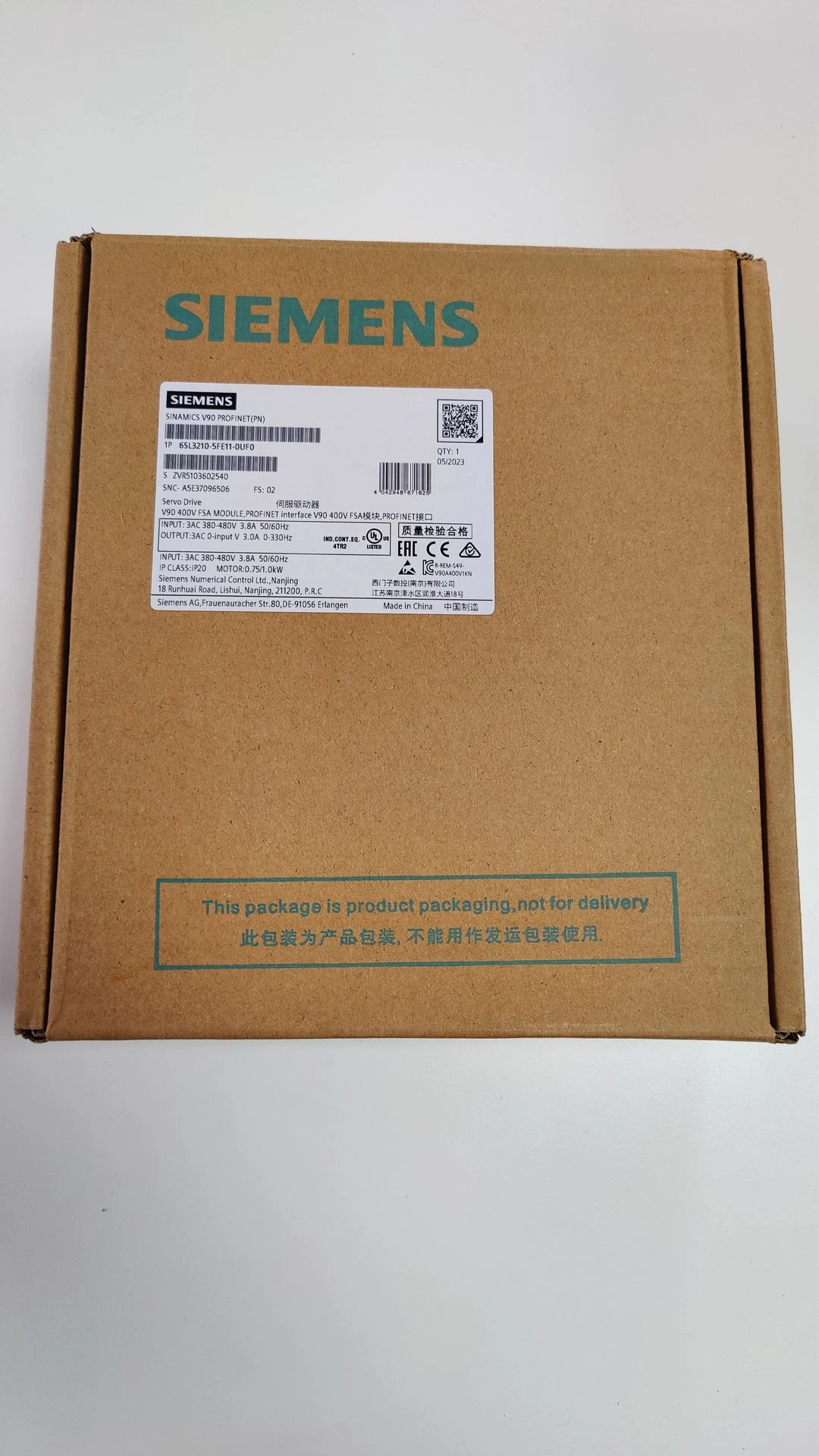 Siemens 6SL3210-5FE11-0UF0
